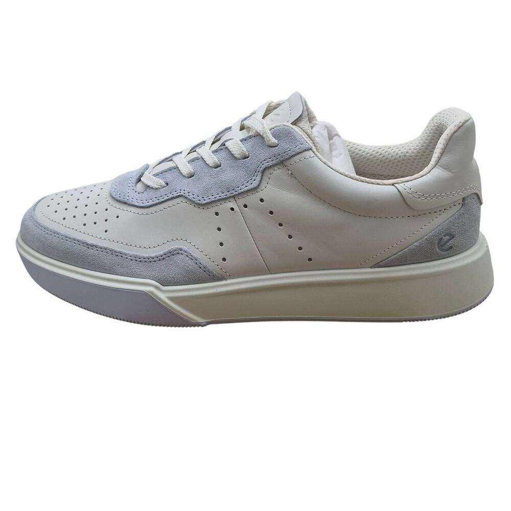 NEW ECCO Street Court sneaker Low top white Leather Women's Size 11-11.5
